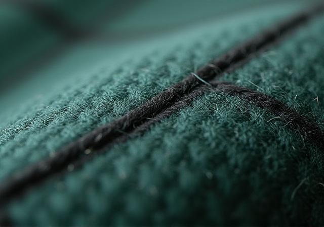 Dettaglio lavorazione sartoriale a mano